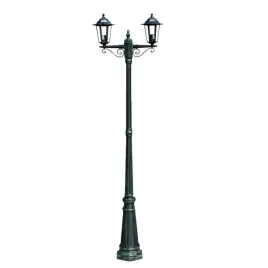 stojaca-lampa-ogrodowa-2-ramienna-215-cm-ciemnozielona-czarna
