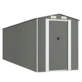 szopa-ogrodowa-jasnoszara-192x606x223-cm-stal-galwanizowana