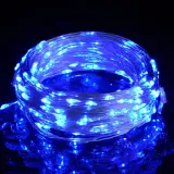 lancuch-lampek-led-150-niebieski-15m-stan-nowy