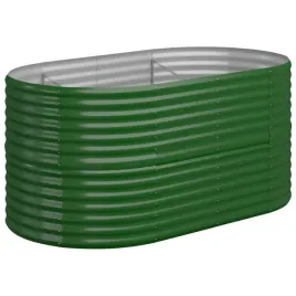 donica-ogrodowa-152x80x68-cm-zielona-stal-malowana-proszkowo