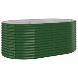 donica-ogrodowa-175x100x68-cm-zielona-stal