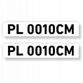 2-x-numer-rejestracyjny-biale-tlo-wydrukowane-lodke-jacht-skuter-lodz-10-cm