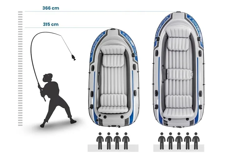 ponton-excursion-5-wiosla-pompka-intex-68325-stan-nowy