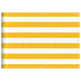 parawan-balkonowy-w-zolte-i-biale-paski-75x800-cm