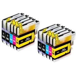 10x-tusz-lc-980-xl-do-brother-dcp-195c-dcp-375cw
