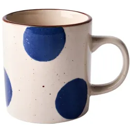 kubek-ceramiczny-w-kropki-300ml-bezowy-do-kawy-herbaty-z-uchwytem-na-kawe