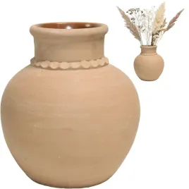 wazon-gliniany-25cm-duzy-terakota-na-kwiaty-bukiet-tulipany-roze-boho