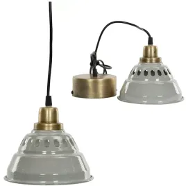 lampa-sufitowa-wiszaca-nad-stol-loft-pojedyncza-metalowa-szara-zlota-18cm