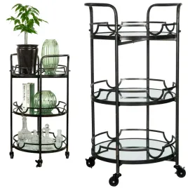 barek-na-kolkach-duzy-90cm-stolik-metalowy-loft-lustrzany-blat-czarny