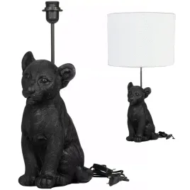 lampa-stolowa-stojaca-lew-lwiatko-50cm-czarna-dekoracja-ozdoba-bez-klosza
