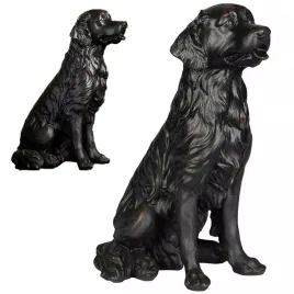 figurka-psa-golden-retriever-pies-dekoracyjna-czarna-do-salonu-prezent
