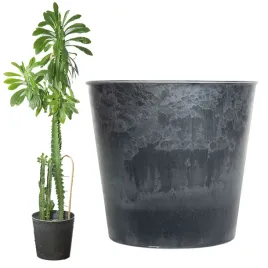 doniczka-szara-do-palmy-27cm-okragla-wysoka-duza-eko-imitacja-kamienia