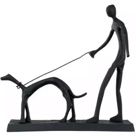 figurka-pies-czarna-do-salonu-metalowa-loftowa-dekoracja-ozdoba-34cm