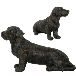 figurka-pies-jamnik-40cm-rzezba-dekoracyjna-brazowa-ozdoba-na-prezent
