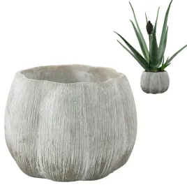doniczka-oslonka-15cm-ksztalt-dyni-skandynawska-beton-szara-okragla