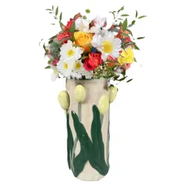 wazon-na-kwiaty-recznie-malowany-22cm-skandynawski-tulipan-kwiaty-prezent