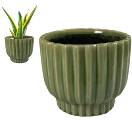 doniczka-zielona-18cm-polysk-okragla-oslonka-donica-do-salonu-taras-balkon