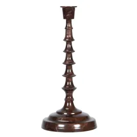 swiecznik-styl-loft-kandelabr-rdzawy-braz-metalowy-wys-25cm