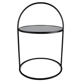 stolik-kawowy-lustrzany-blat-czarny-mat-sr-42cm