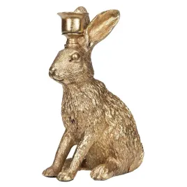 figurka-wielkanocna-swiecznik-zajac-zloty