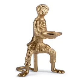 swiecznik-tealight-malpa-zloty-wys-17cm