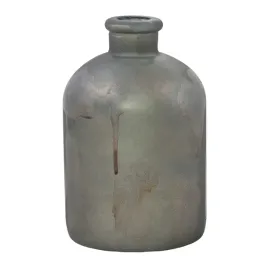 wazon-butelka-szklany-kolor-szary-wys-17cm
