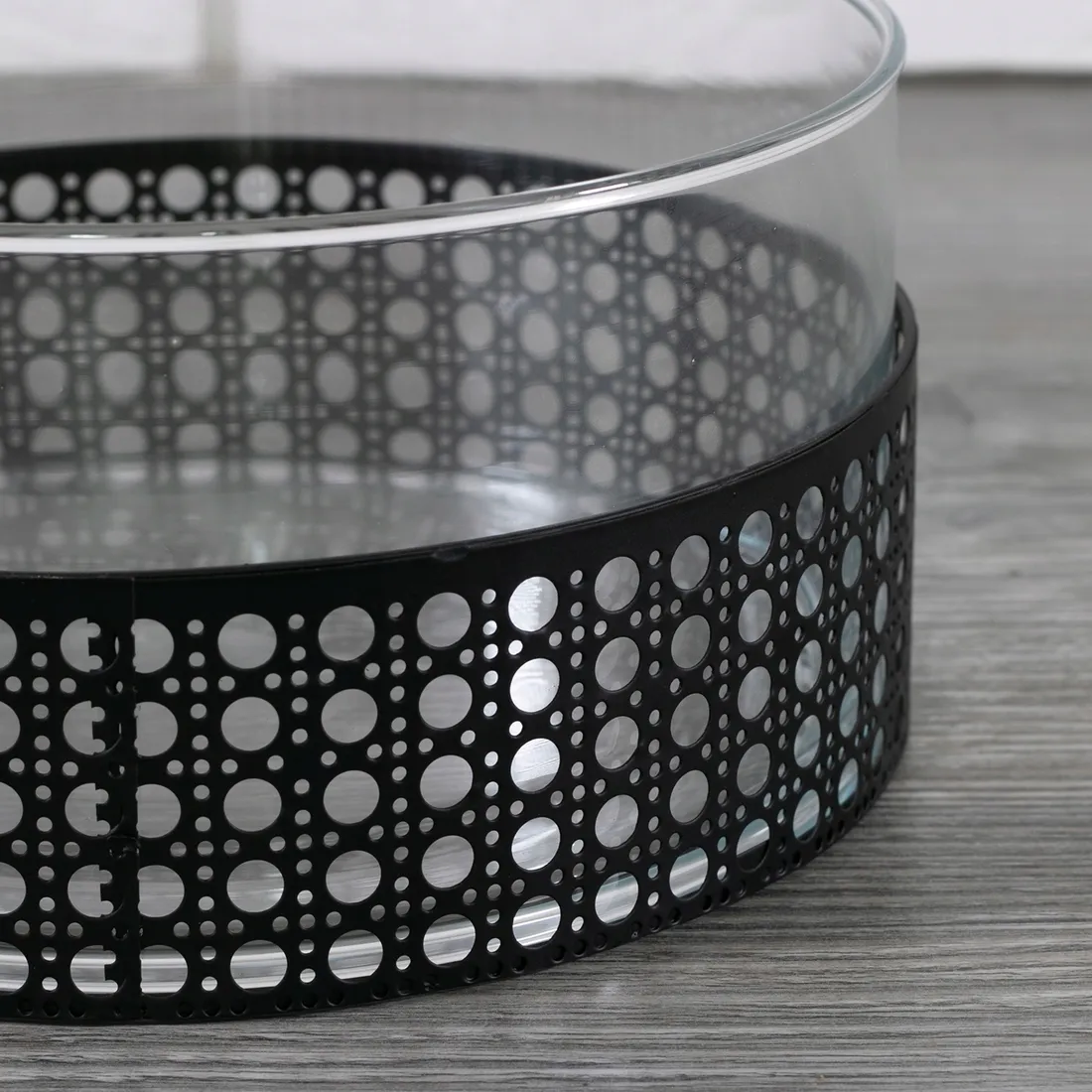wazon-szklany-plaski-sr-20cm-stan-nowy
