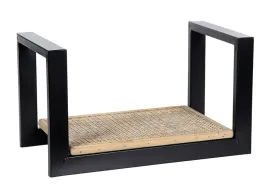 polka-wiszaca-styl-loft-bambusowa-czarna-35x20cm