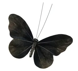 ozdoba-z-klipsem-motyl-czarny