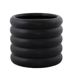 donica-bubbles-czarna-ceramiczna-sr-14cm