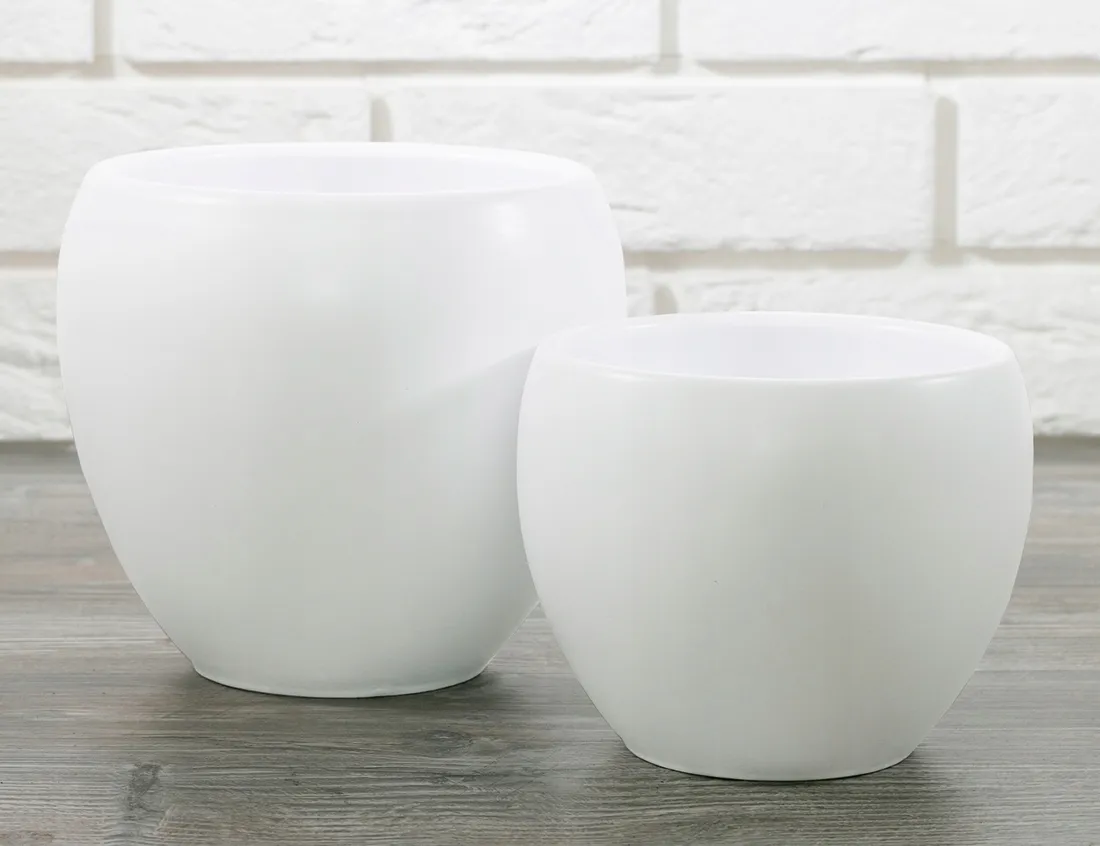 donica-leon-ceramiczna-biala-sr-16cm