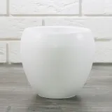 donica-leon-ceramiczna-biala-sr-16cm-kolor-bialy