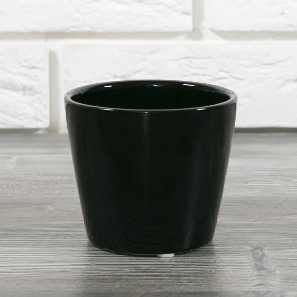 donica-sofia-ceramiczna-czarny-polysk-sr-10cm-ksztalt-okragly