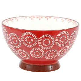 miska-kamionkowa-duza-650ml-salaterka-swiateczna-okragla-misa-czerwona-15cm