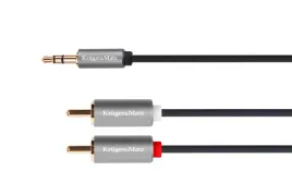 kabel-jack-3-5-wtyk-stereo-2rca-10m-krugerandmatz-basic