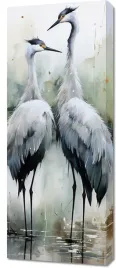 obraz-40x100cm-tanczace-czaple