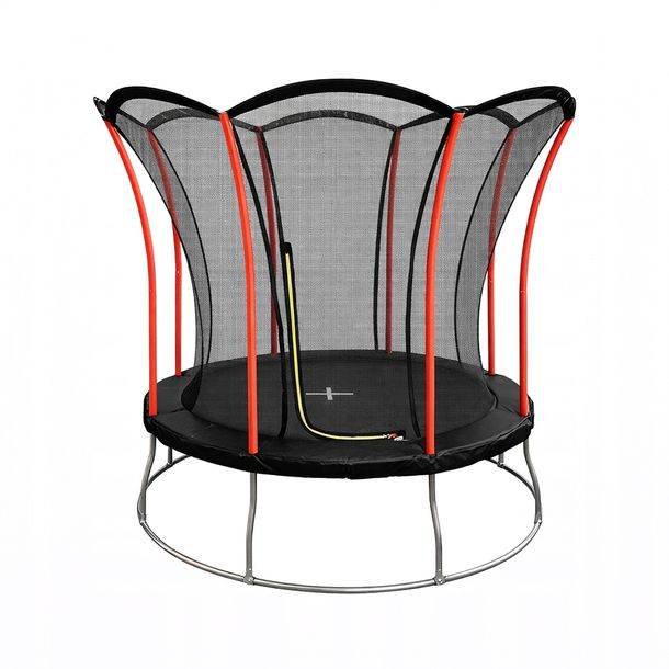 Stabilna TRAMPOLINA Ogrodowa LOTUS 10ft 305cm z Siatką Wewnętrzną