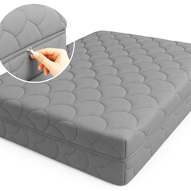 POKROWIEC NA MATERAC PREMIUM OCHRANIACZ 140x200 NA ZAMEK PIKOWANY NA WYMIAR
