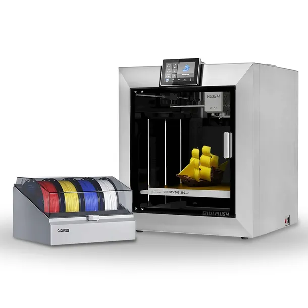 Drukarka 3D Qidi PLUS4 Combo zestaw multicolor grzana komora oraz stół FDM
