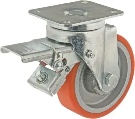 kolo-skretne-pu-o-125x35-mm-z-hamulcem-podstawa-montazowa-105x85-mm-nosno