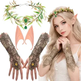 stroj-elfa-wrozki-uszy-korona-wianek-zlote-rekawiczki-zestaw-do-cosplayu