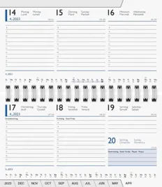 brunnen-tygodniowy-kalendarz-zastepczy-model-755-2023-rozmiar-87x153mm