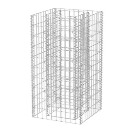 donica-gabionowa-50x50x100-cm-srebrna-stal-galwanizowana