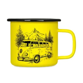 kubek-emaliowany-retro-vanlife-zolty