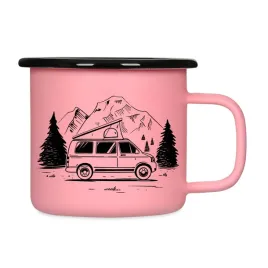 kubek-emaliowany-retro-wild-camping-rozowy