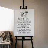 typograficzny-obraz-na-plotnie-shih-tzu