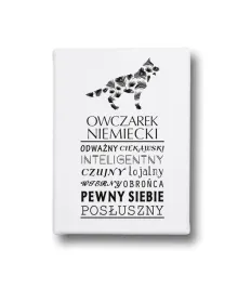 typograficzny-obraz-na-plotnie-owczarek-niemiecki