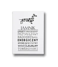 typograficzny-obraz-na-plotnie-jamnik