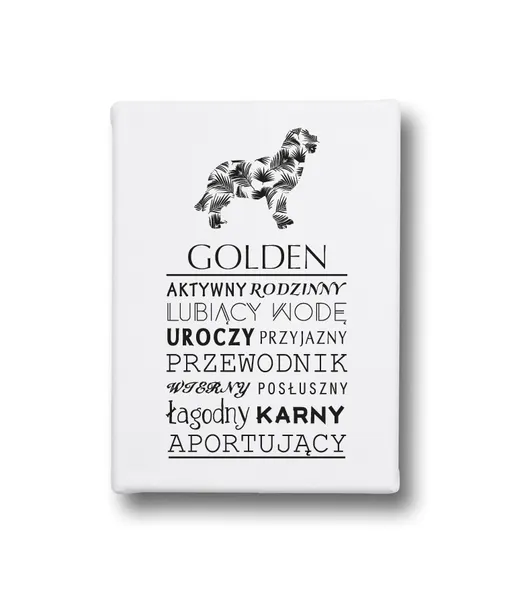 typograficzny-obraz-na-plotnie-golden-retriever