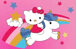 fototapeta-dla-dzieci-hello-kitty-200x130-samoprzylepna